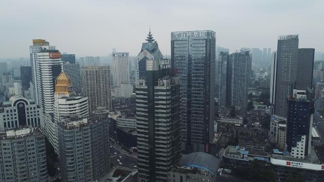 成都 地标 航拍