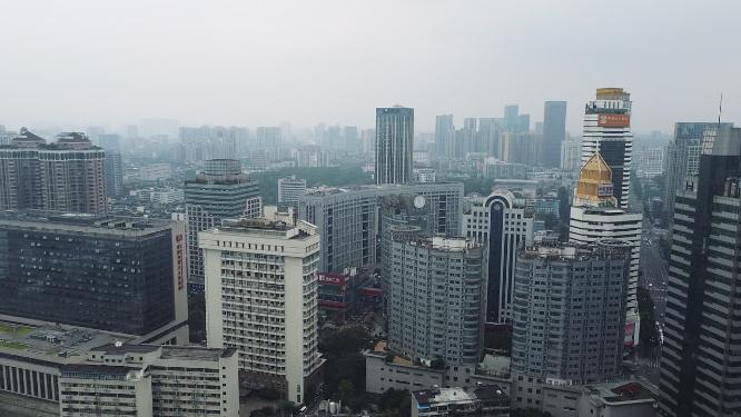 成都 地标 航拍