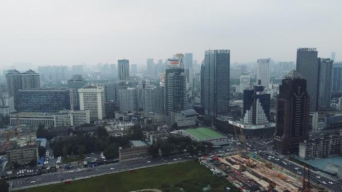 成都 地标 航拍