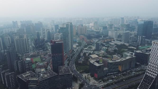 成都 地标 航拍