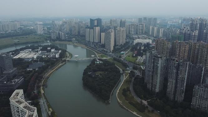 成都 地标 航拍