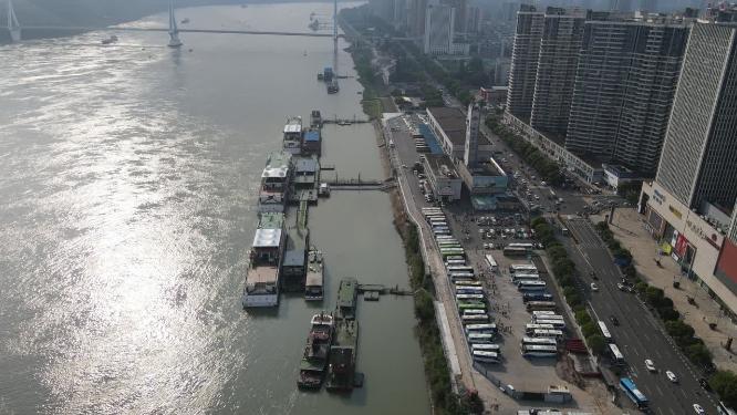 航拍湖北宜昌三峡旅游度假区