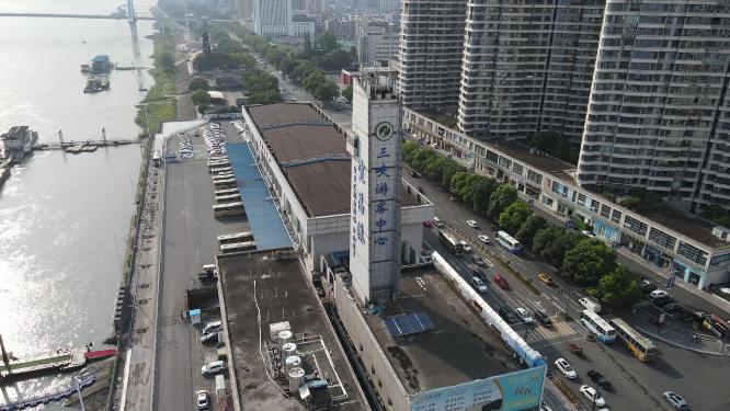 航拍湖北宜昌三峡旅游度假区