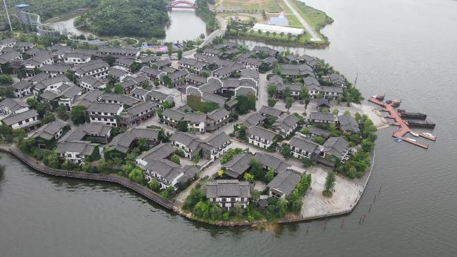 旅游景区湖南岳阳湘阴洋沙湖国际旅游度假区渔窑小镇