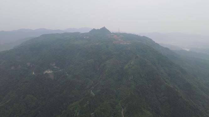 航拍湖南靖州飞山4A景区