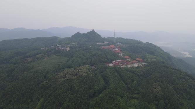 航拍湖南靖州飞山4A景区