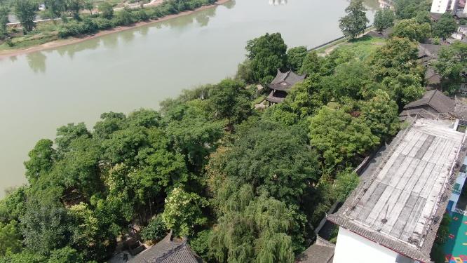 航拍湖南怀化黔阳古城4A景区