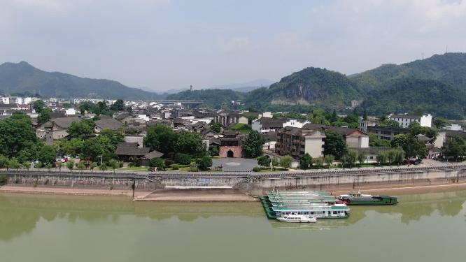 航拍湖南怀化黔阳古城4A景区