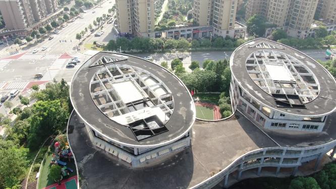 湖南省青少年活动中心航拍