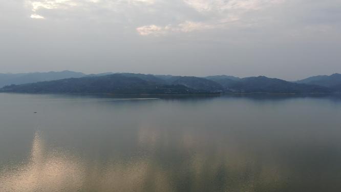 航拍湖南怀化洪江清江湖国家湿地公园