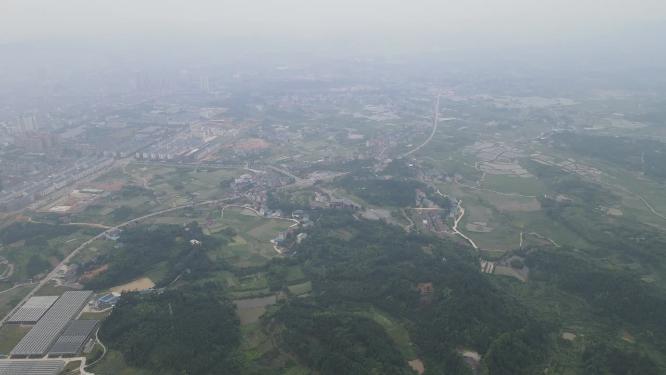 航拍湖南靖州飞山4A景区