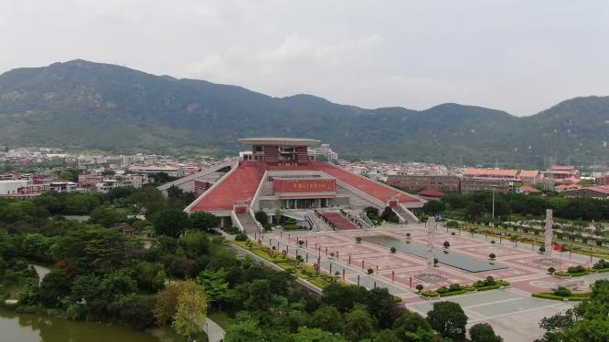 航拍福建泉州闽台缘博物馆