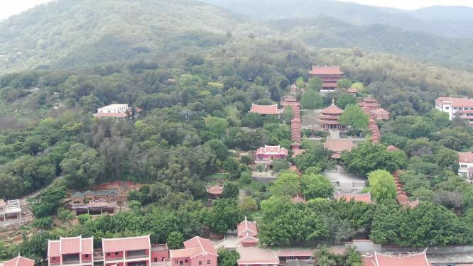 航拍福建泉州南少林寺