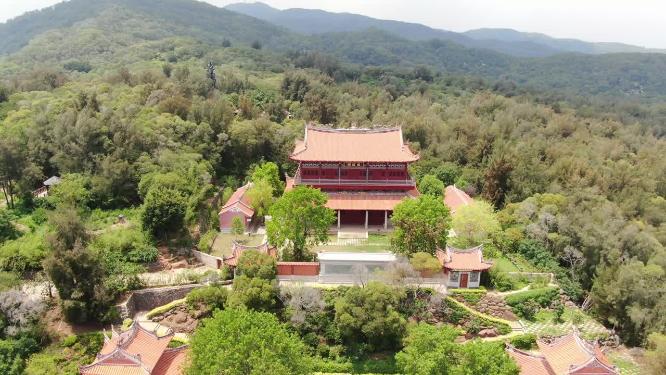航拍福建泉州南少林寺
