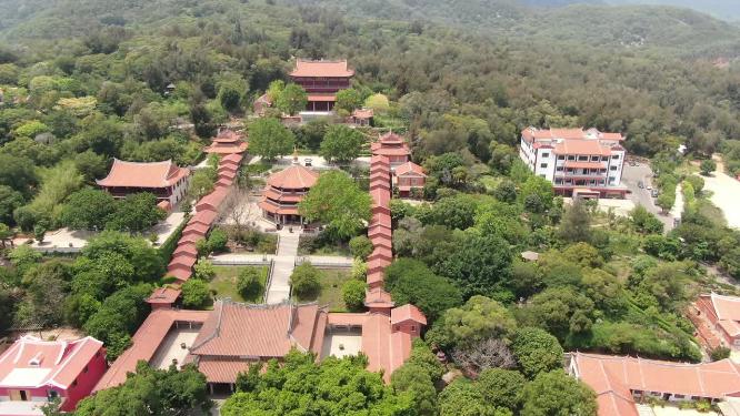 航拍福建泉州南少林寺