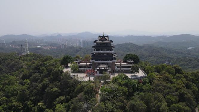 航拍广东惠州挂榜阁