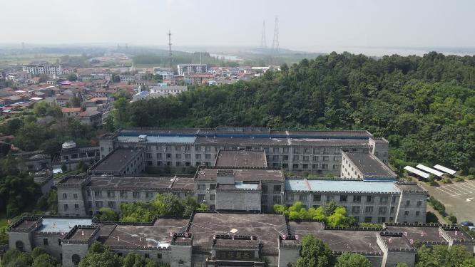 湖北赤壁古战场5A景区航拍