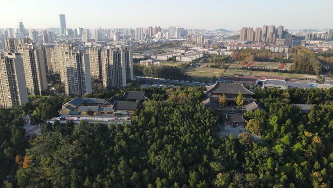 航拍江苏徐州汉文化园AAAA景区