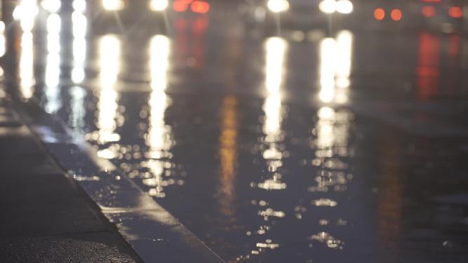 雨夜街道