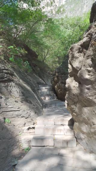 太行山山水峡谷风景实拍