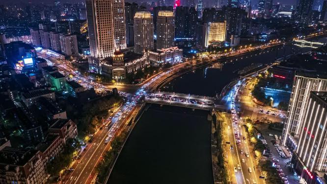 天津城市车流延时