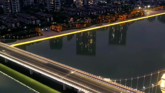 珠海白石桥美丽夜景