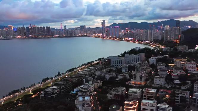 拱北上空的晚霞