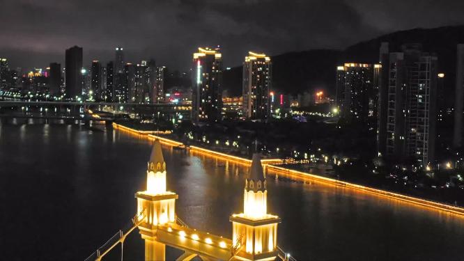 珠海白石桥夜景