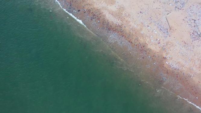 航拍珠海空镜头香炉湾沙滩