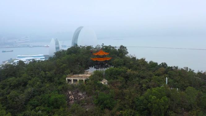 野狸岛建筑航拍