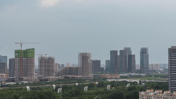 北京通州大运河商务区建设