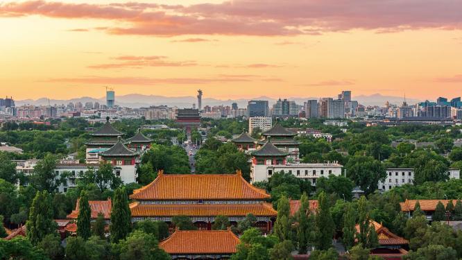 景山公园中轴线延时