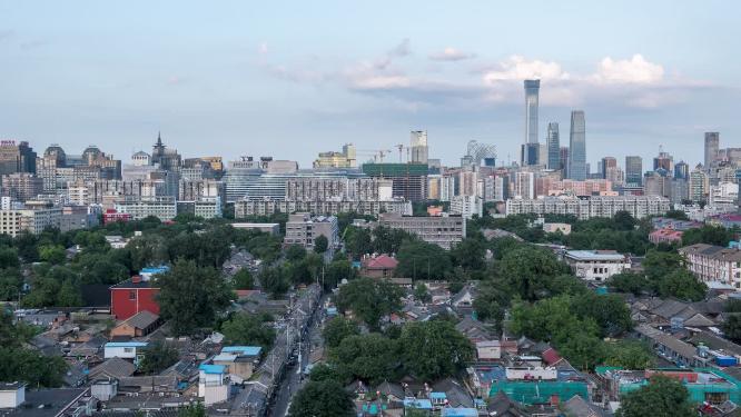 北京市国贸CBD城市延时摄影