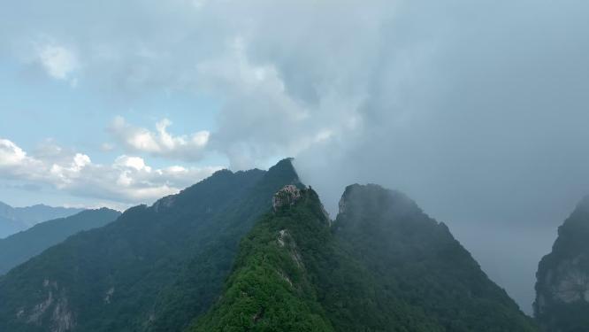 秦岭嘉午台航拍合集绿水青山金山银山小华山