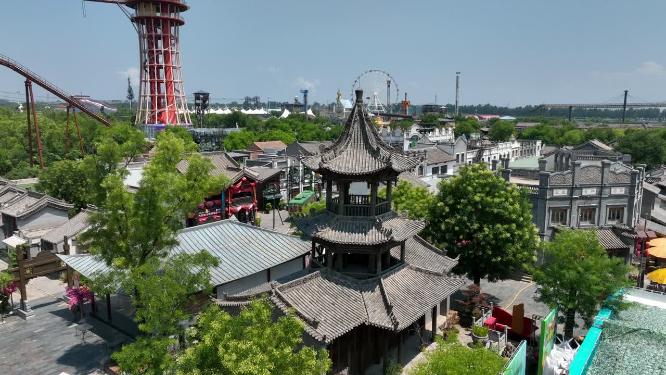 白鹿仓景区合集民国街西安复古街区民国风
