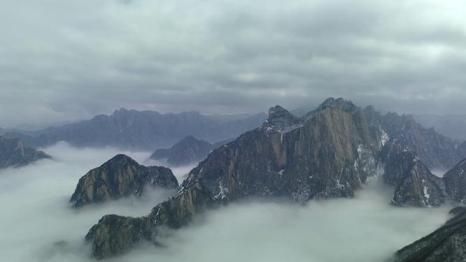 华山云海延时合集