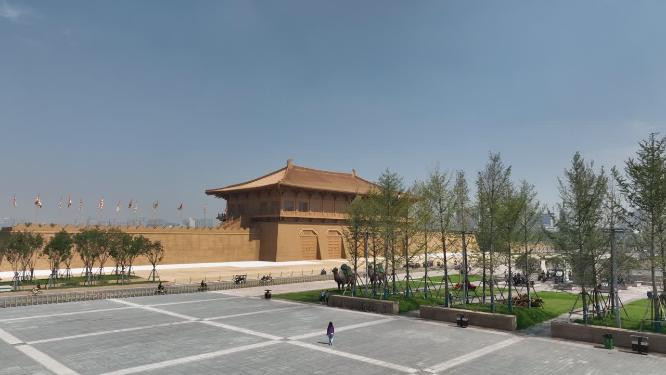 西安大明宫国家遗址公园航拍合集丹凤门