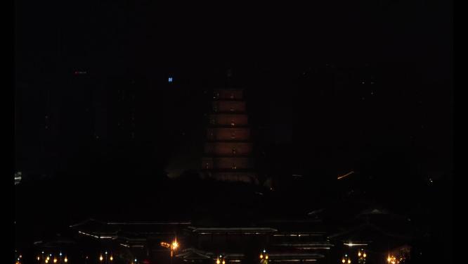 西安大唐芙蓉园夜景合集芳林苑酒店夜景