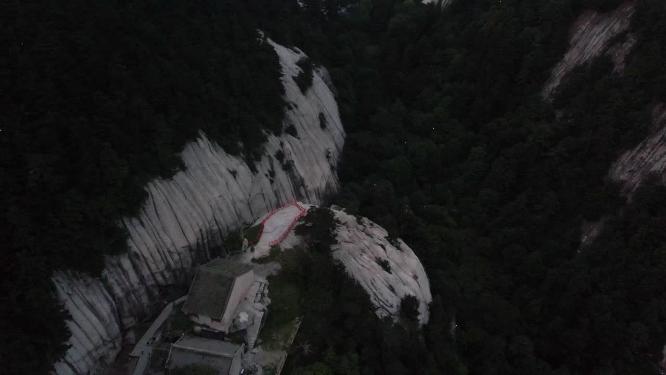 华山日出渭南华阴陕西旅游宣传华山航拍