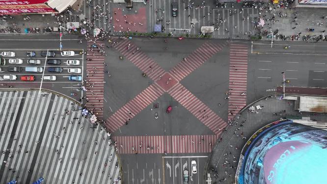 长沙黄兴南路步行街路口