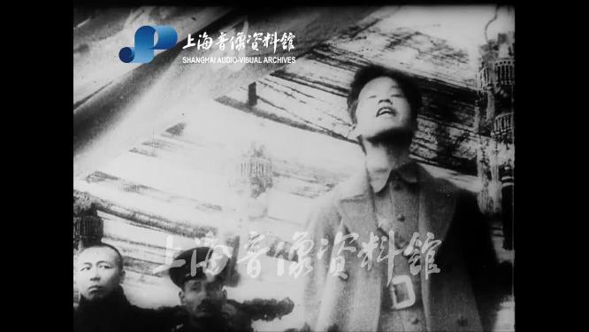 1927年国共领导人组织上海工人市民集会欢迎北伐的国民革命军