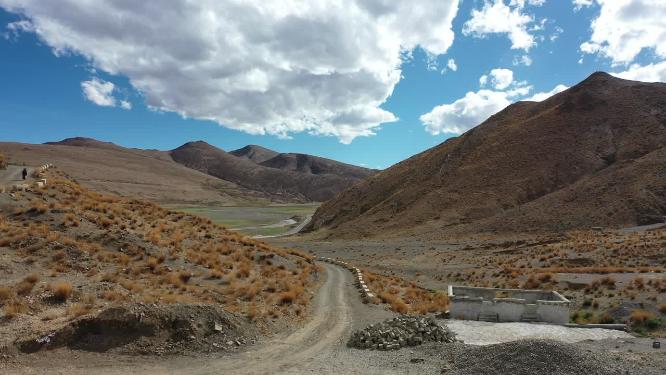 西藏公路航拍
