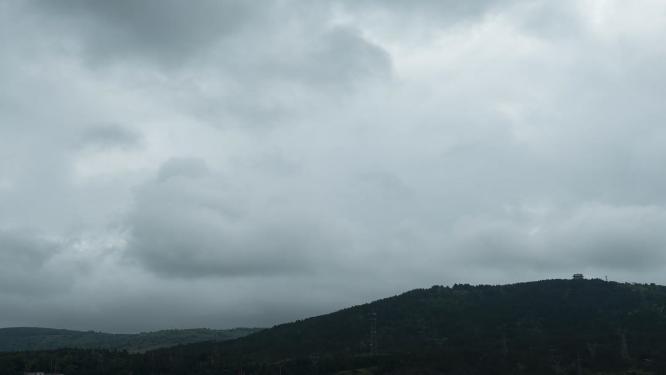 雷雨天空大范围云层延时6K