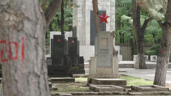 苏联红军阵亡战士墓碑