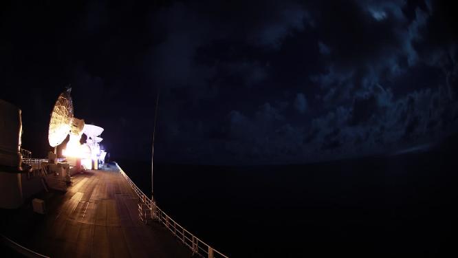 测量船大型测控设备测控夜晚延时