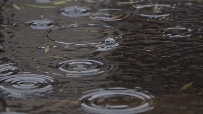 水滴素材：下雨 雨落 
