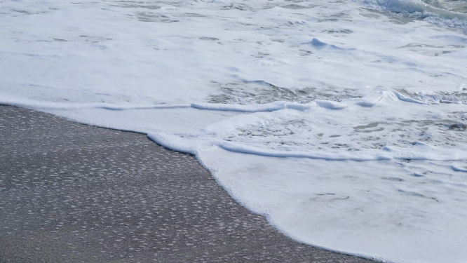 流动的海水