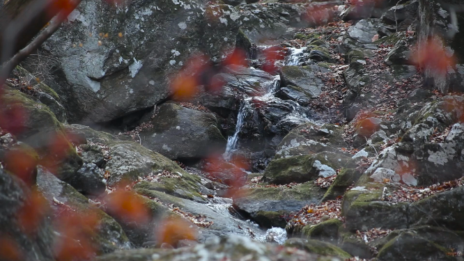 山间流水潺潺