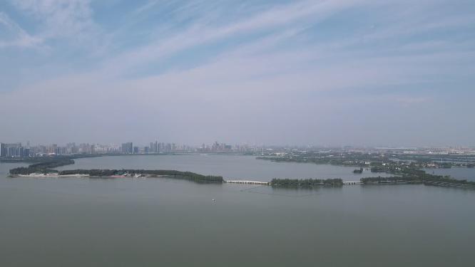 湖北武汉东湖5A景区航拍
