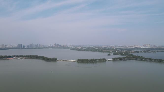 湖北武汉东湖5A景区航拍